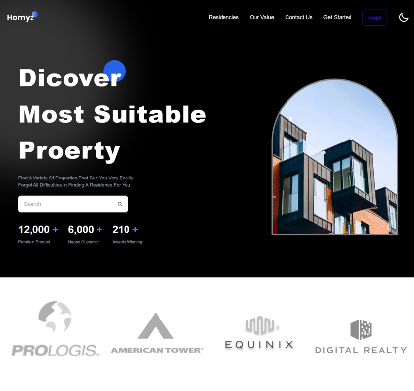 Screenshot of AirStay - Modern Vacation Rental Marketplace project